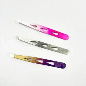 DANIAL 3PCS HOLE COLOR TWEEZERS
