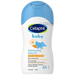 Cetaphil Baby Moisturising Oil with Organic Calendula | Massage Oil | Delicate Skin