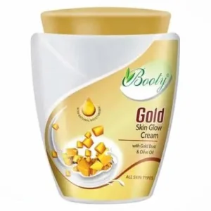 Booty Essentials Gold Skin Glow Massage Cream With Gold Dust & Olive Oil 800ml All Skin Types