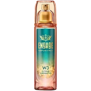Engage W3 Perfume Spray - For Women, Citrus & Floral Fragrance, 120 ml