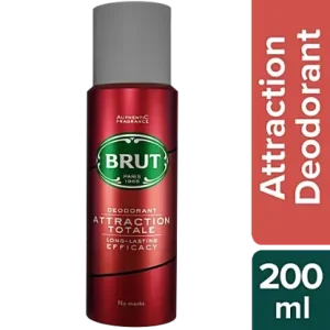 Brut Attraction Totale Deodorant - Long Lasting Fragrance, For Men, 200 ml Tin
