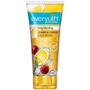 Everyuth Naturals Brightening Lemon & Cherry Face Wash, 150 g Tube