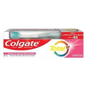 Colgate Total Sensitive Anticavity Toothpaste + Premium Toothbrush, 2 pcs (Toothpaste, 150g)