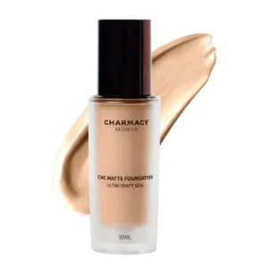 Charmacy Milano Matte Foundation Cream 03-30 Ml,With Spf 25 Sun Protection,Buildable Coverage,Instant Hydrating,Light Weight,Suitable For All Skin Types,Seamless Blend,Flawless Finish,No Tube
