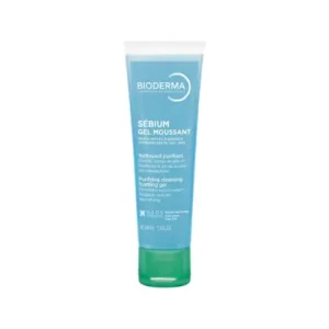 Bioderma Sebium Gel Moussant Purifying Cleansing Foaming Gel Combination To Oily Skin, 45m