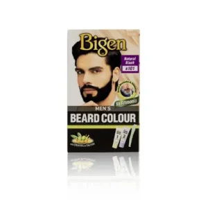 Bigen Mens Beard Colour Natural Black B101 40G