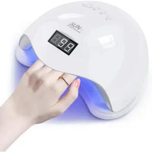 Bolt Bee Professional LED UV Nail Lamp, 48W Gel Polish Dryer with 4 Timers, LCD Display, Automatic Sensor for Fingernail and Toenail Salon