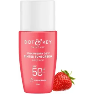 Dot & Key Strawberry Dew Tinted Sunscreen SPF 50+ Pa++++50ml - Shade - Porcelain