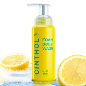 Cinthol Lime Foam Body Wash (200ml)