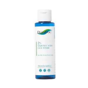 DermDoc 2% Salicylic Acid Face Toner For Oily Acne Prone Skin, 100 ml | Helps Reduce Acne | Regulates Sebum Production | Oil Control | Clears Clogged Pores | No Alcohol, Parabens & Sulphates