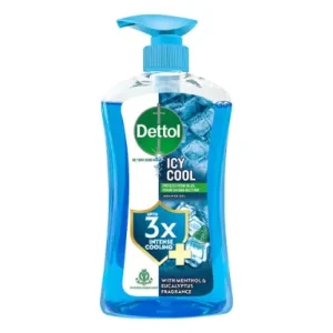 Dettol Icy Cool Body Wash and Shower Gel Pump for Men 500ml