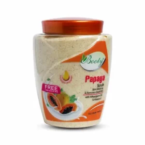 Booty Papaya Scrub For Skin Polishing & Remover Dead Skin With Wheatgerm Oil Vitamin -E