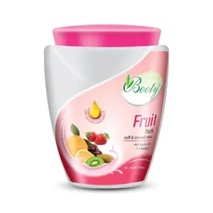 Booty Fruit Pack Skin Moisturiser with Jojoba Oil & Vitamin E for All Skin Types, 500ml