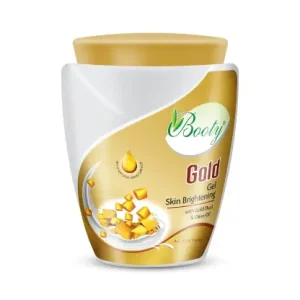 Booty Gold Gel Skin Brightening with Gold Dust and Olive Oil, All Skin Types 500ml