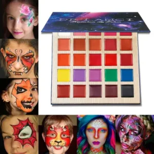 DE'LANCI 25 Color Lipstick Palette - Multishade Cream Lip Gloss Makeup Palette Professional Cosmetic Lip Contouring Kit