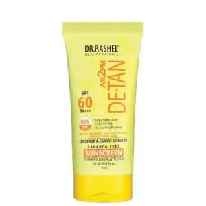 Dr Rashel Detan Sunscreen SPF 60 | UVA/UVB PA+++ Tan Protection 50 ML