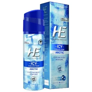HE Icy Collection, Cooling Body Perfume for Men, 122ml - Arctic