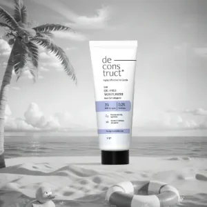 Deconstruct Oil-Free Moisturizer for Oily Skin - 3% NMF Complex + 0.2% Panthenol | Non Sticky, Fast absorbing | 72 Hr Hydration