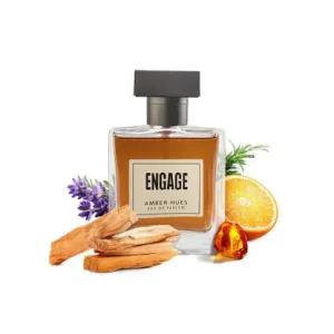 ENGAGE Amber Hues Perfume for Men, Eau de Parfum, Ambery & Warm, Long-Lasting