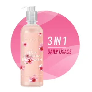 Aroma Magic 3 in 1 Plum Blossom Body Wash For Skin, Hair, and Body