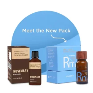 Aroma Magic Rosemary Essential Oil - Relieves Fatigue & Promote Hair Growth 10ml