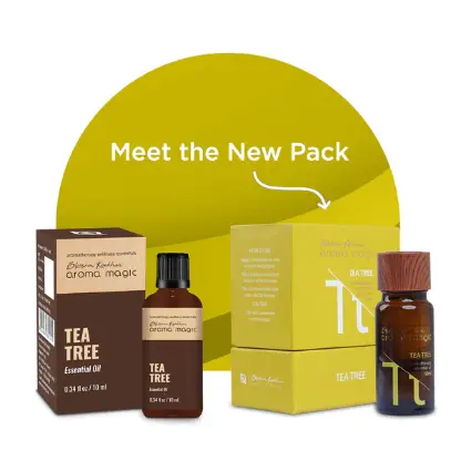 Aroma Magic Tea Tree Essential Oil - Controls Acne & Boost Immunity