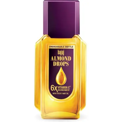BAJAJ Almond Drops enriched with 6X Vitamin E, Reduces Hair Fall Hair Oil (190 ml)