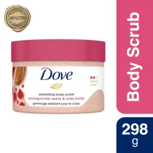 Dove Exfoliating Body Polish - Pomegranate Seeds And Shea Butter, 298g