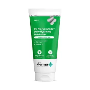 The Derma Co 5% Nia-Ceramide Daily Hydrating Moisturizer with 5% Niacinamide & 2% Ceramide - 100g
