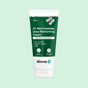 The Derma Co 5% Nia-Ceramide Deep Moisturizing Cream with 5% Niacinamide & 1% Ceramide - 100g