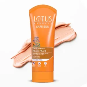 Lotus Herbals Safe Sun DeTAN After-Sun Face Pack 100g