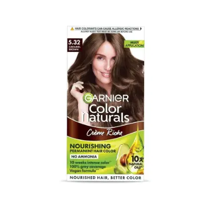 Garnier Color Naturals Shade 5.32 Caramel Brown 70ml+60g
