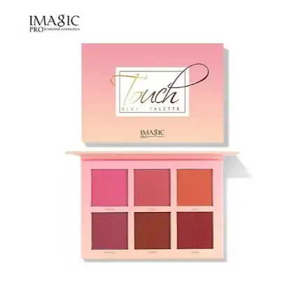 IMAGIC PROfessional Cosmetic Touch Blush Palette 6 Color 80g