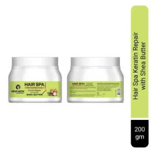 Keya Seth Hair Spa Premium Keratin Repair, Smoothing & Strengthening Hair Mask 200G