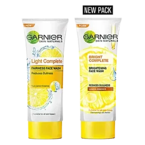 Garnier Bright Complete Vitamin C Face Wash - With Lemon Extracts, Fights Dullness, 100 g