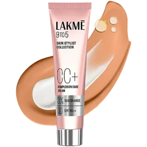 Lakme 9To5 CC Cream - 3% Niacinamide, SPF 30 PA++, 30 g Bronze