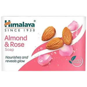 Himalaya Almond & Rose Bathing Soap, 125 g
