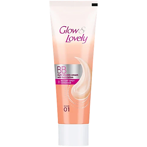Glow & Lovely BB Multivitamin Cream With Foundation, 40 g Shade 01