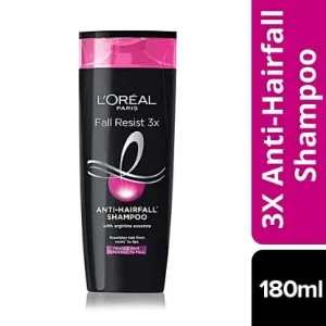 L'Oreal Paris Fall Resist 3X Anti-Hair Fall Shampoo, 180 ml