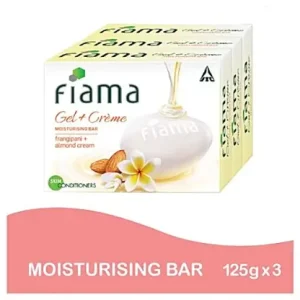 Fiama Gel + Crème Frangipani + Almond Moisturizing Bar, 125 g Pack of 1