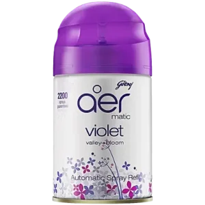 Godrej Aer Violet Valley Bloom Air Freshener - Refill, 225 ml