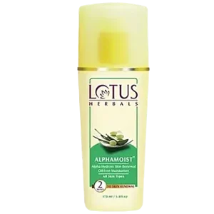 Lotus Herbals Alphamoist Alpha Hydroxy Skin Renewal Oil Free Moisturiser, 170 g