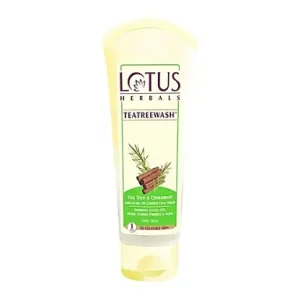 Lotus Herbals Teatreewash Tea Tree & Cinnamon Anti-Acne Oil Control Face Wash, 80 g