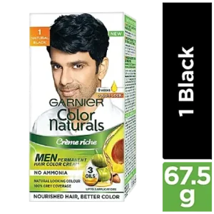Garnier Men Colour Naturals Hair Colour For Men, 30 ml  Shade 1, Natural Black