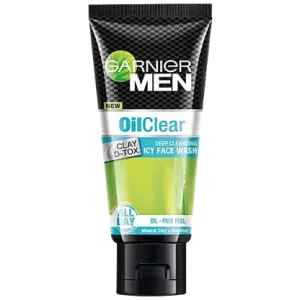 Garnier Men Oil Clear Clay D-Tox Deep Cleansing Icy Face Wash, 50 g