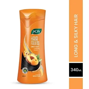 Joy Hair Fruits Long & Silky Conditioning Shampoo - With Apricot & Peach, 340 ml