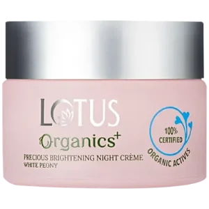 Lotus Organics+ Precious Brightening Night Creme, 50 g