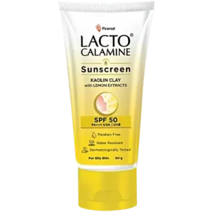 Lacto Calamine Kaolin Clay Face Sunscreen SPF 50 PA +++, 50 g