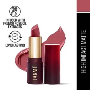 Lakme Cushion Matte Lipstick, 4.5 g Pink Flamingo