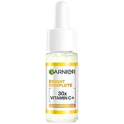 Garnier Face Serum - Bright Complete 30X Vitamin C Booster, Lightweight, For Spot Reduction, 15 ml